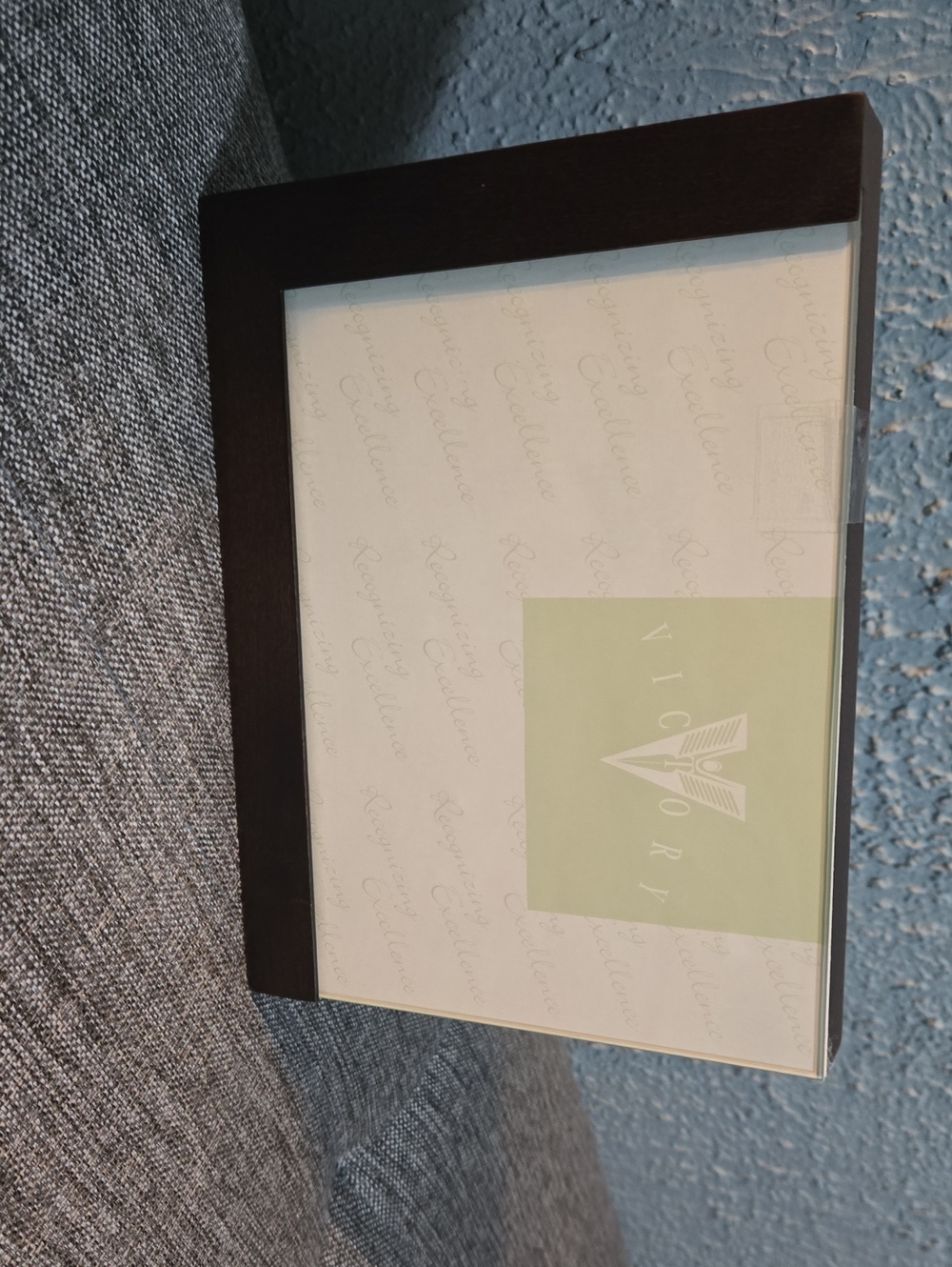 Aptitude Black Wood Photo Frame by V I C TO R Y